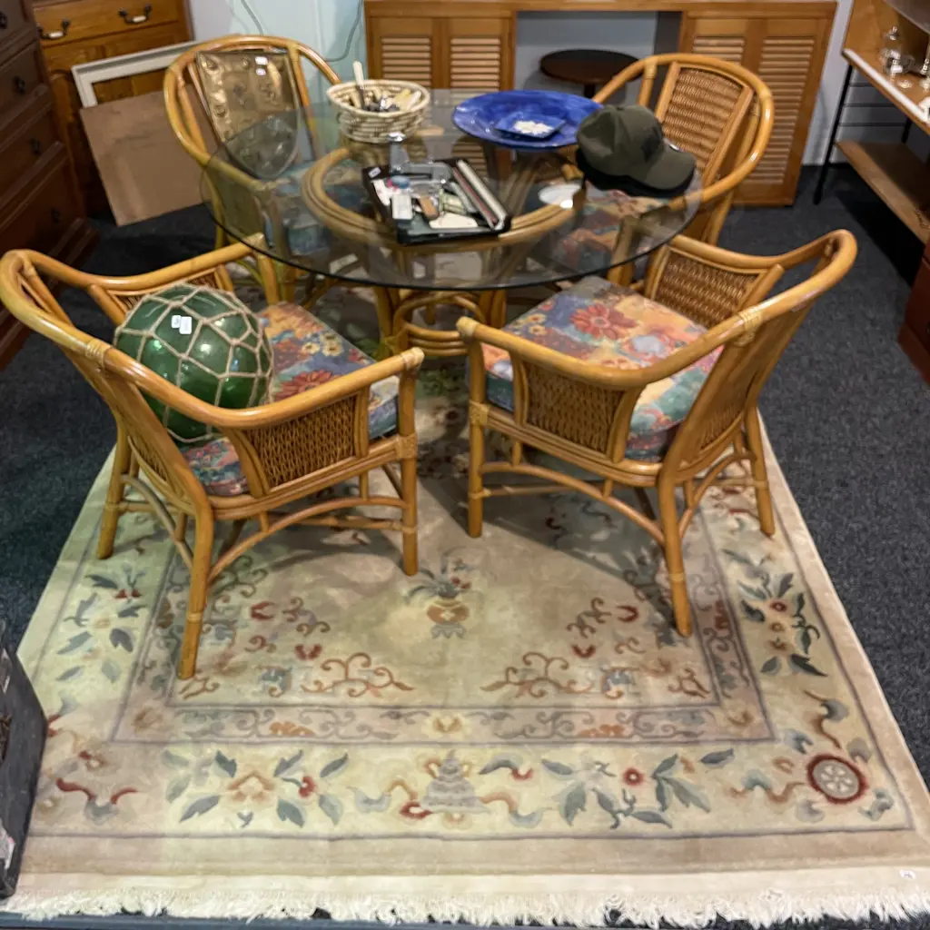 Large hand knotted Floor Rug. Plush - neutral tones, 184 x 290cm Image 1++