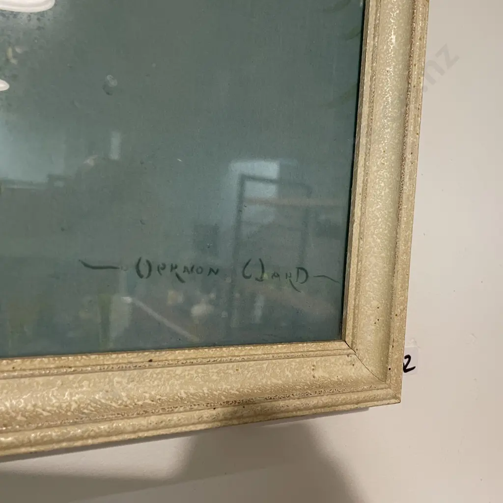 Vintage Vernon Ward Swan Print Titled "Harmony of Spring",  65 x 55cm Image 1++