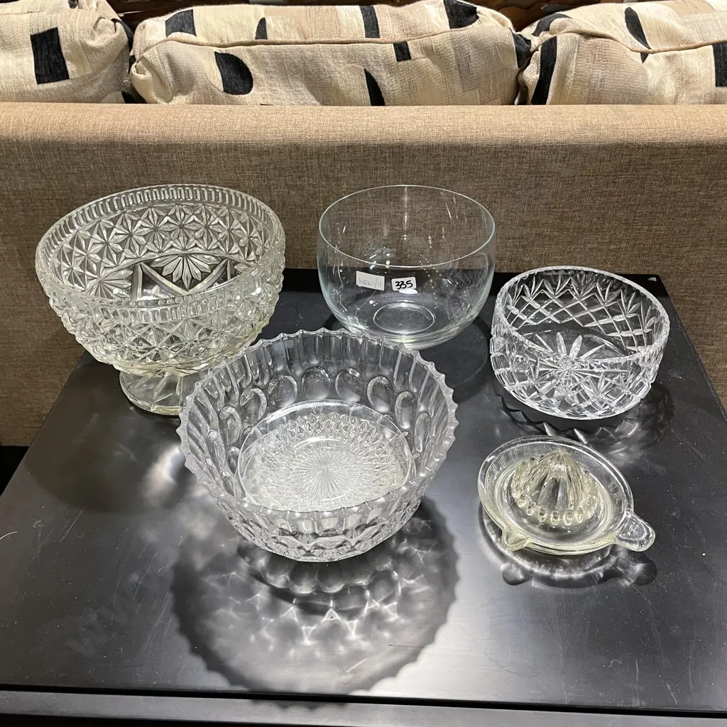 Assorted Vintage Crystal and Glassware Image 1++