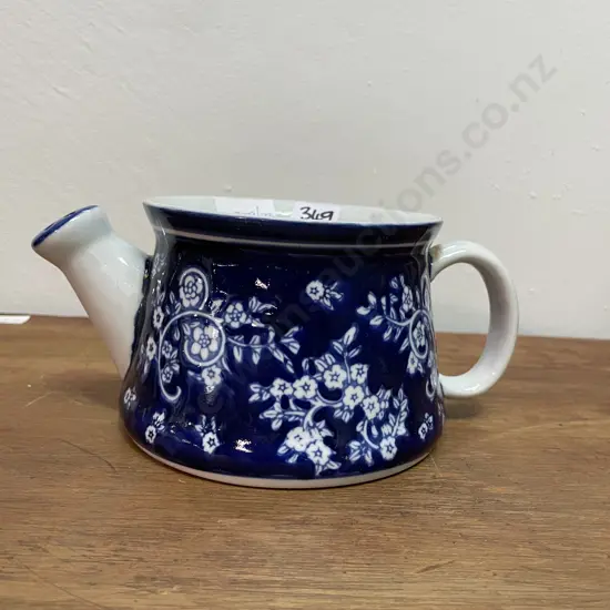 Vintage Flow blue and white ceramic watering can