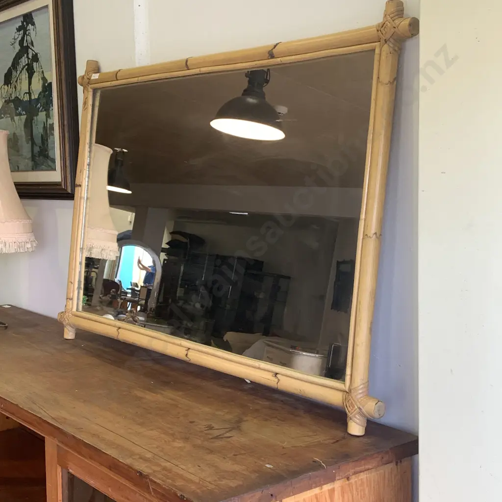 Cane Mirror 103 x 66cm Image 1++