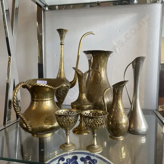 Assorted Vintage Brassware