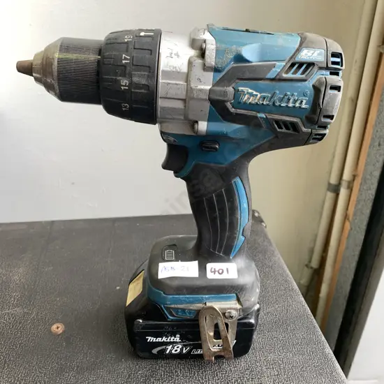 Makita 18V Drill and Battery - Model DHP481