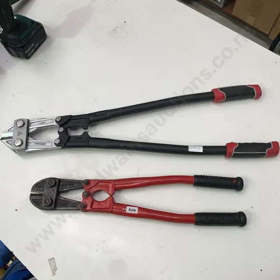 Pair of Bolt Cutters incl Trojan 24in and 18 in