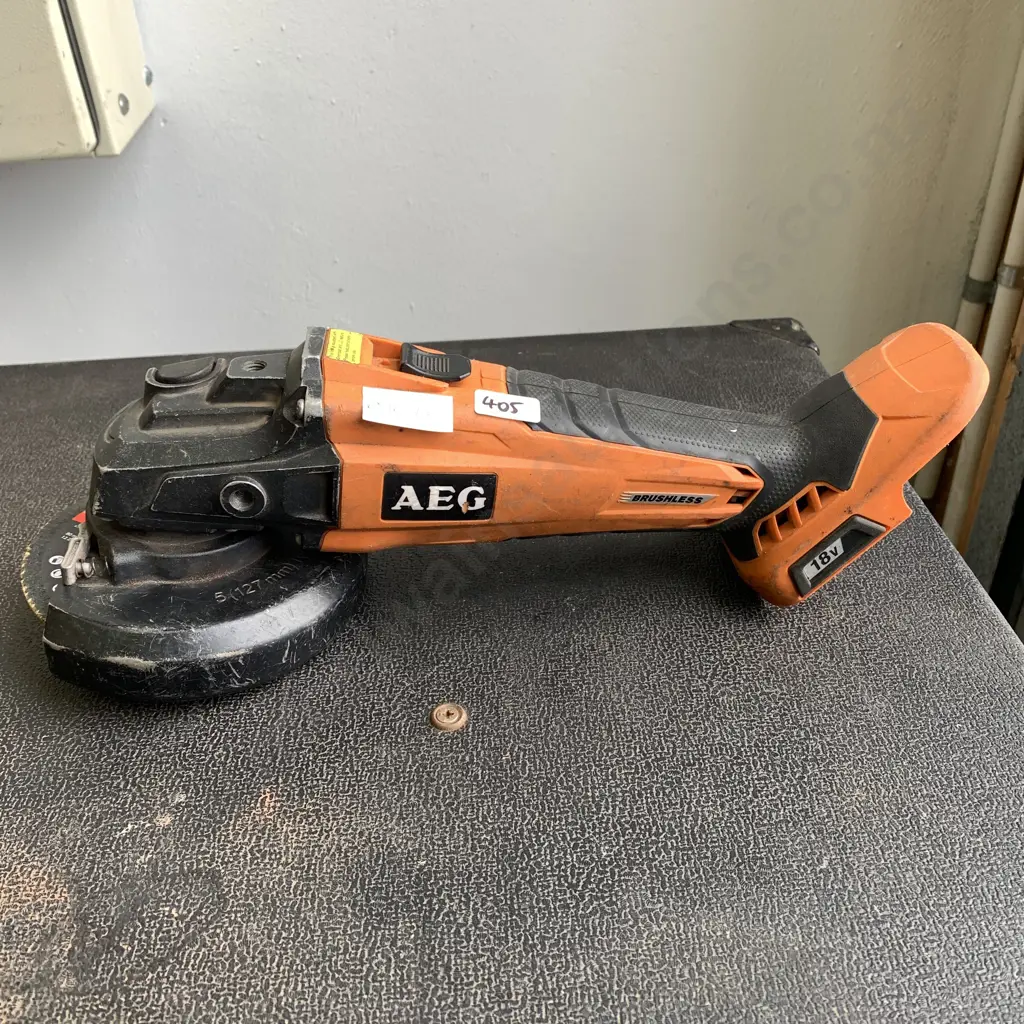 AEG 18 V Grinder, Skinless, Model BEWS18BL-125X - With disc Image 1++