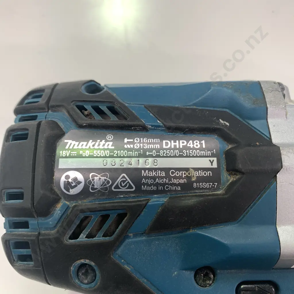 Makita Hammer Drill Driver Model DHP481, Skinless Image 1++