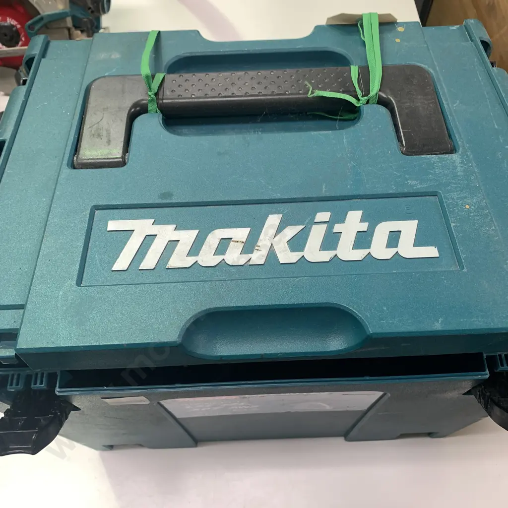 Makita Toolbox with Makita Blower Model DUB182 and Battery Charger with Battery Image 1++
