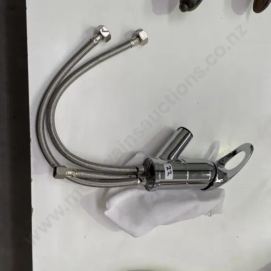 As New Stainless Steel 3 Inlet Mixer, for Hot, Cold and FIltered Water