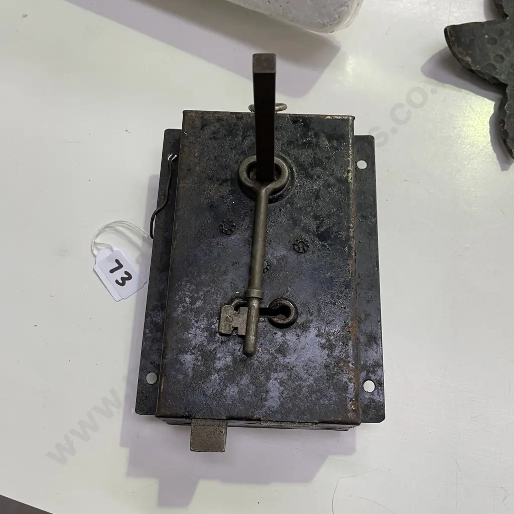 Antique Lock with Key Image 1++