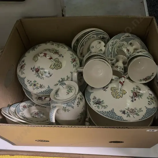 Large Assortment of Copeland Spode Merville Dinnerware. Boxed (some af)