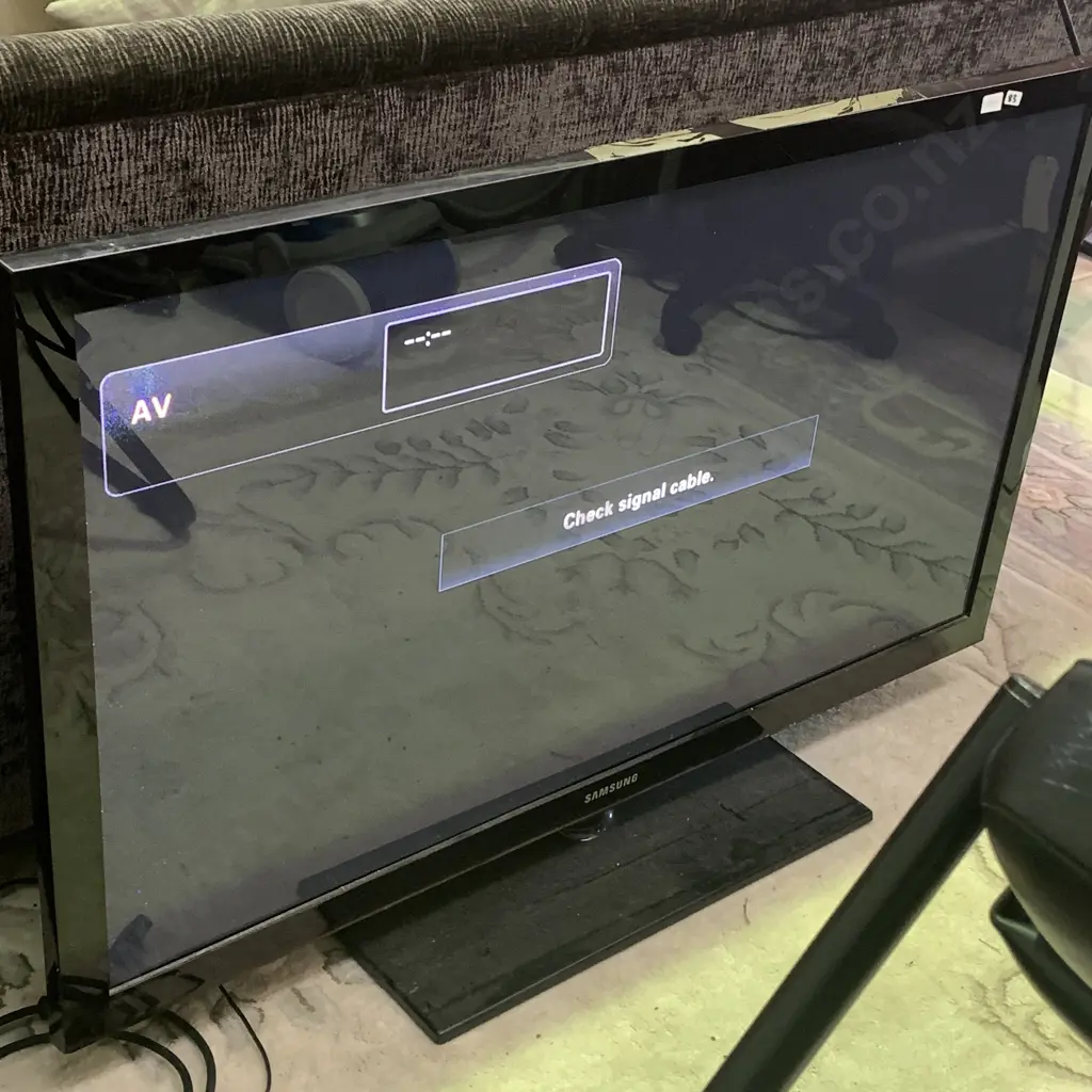 Samsung Plasma TV Model PS60C450B1M with Samsung DVD Model HT-TZ315 with Remotes Image 1++