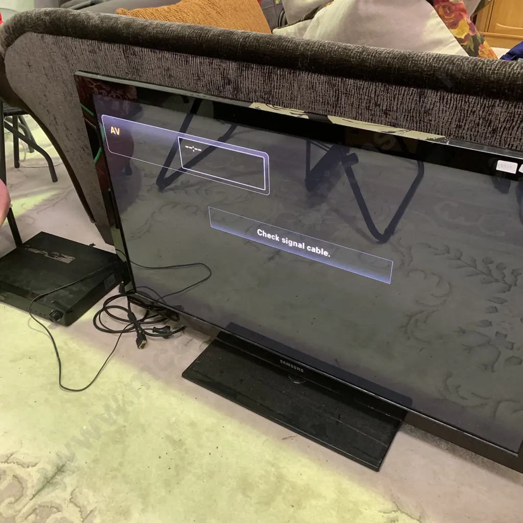 Samsung Plasma TV Model PS60C450B1M with Samsung DVD Model HT-TZ315 with Remotes Image 1++