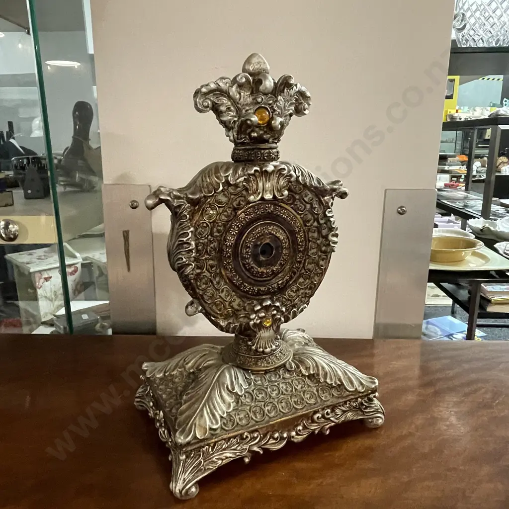 Ornate Quartz Mantle Clock H26cm Image 1++