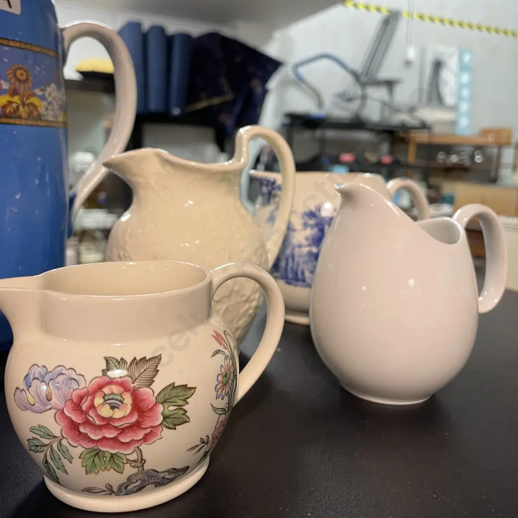 Assortment of Collectable Jugs incl. Wedgwood, Staffordshire, Thomas etc Image 1++
