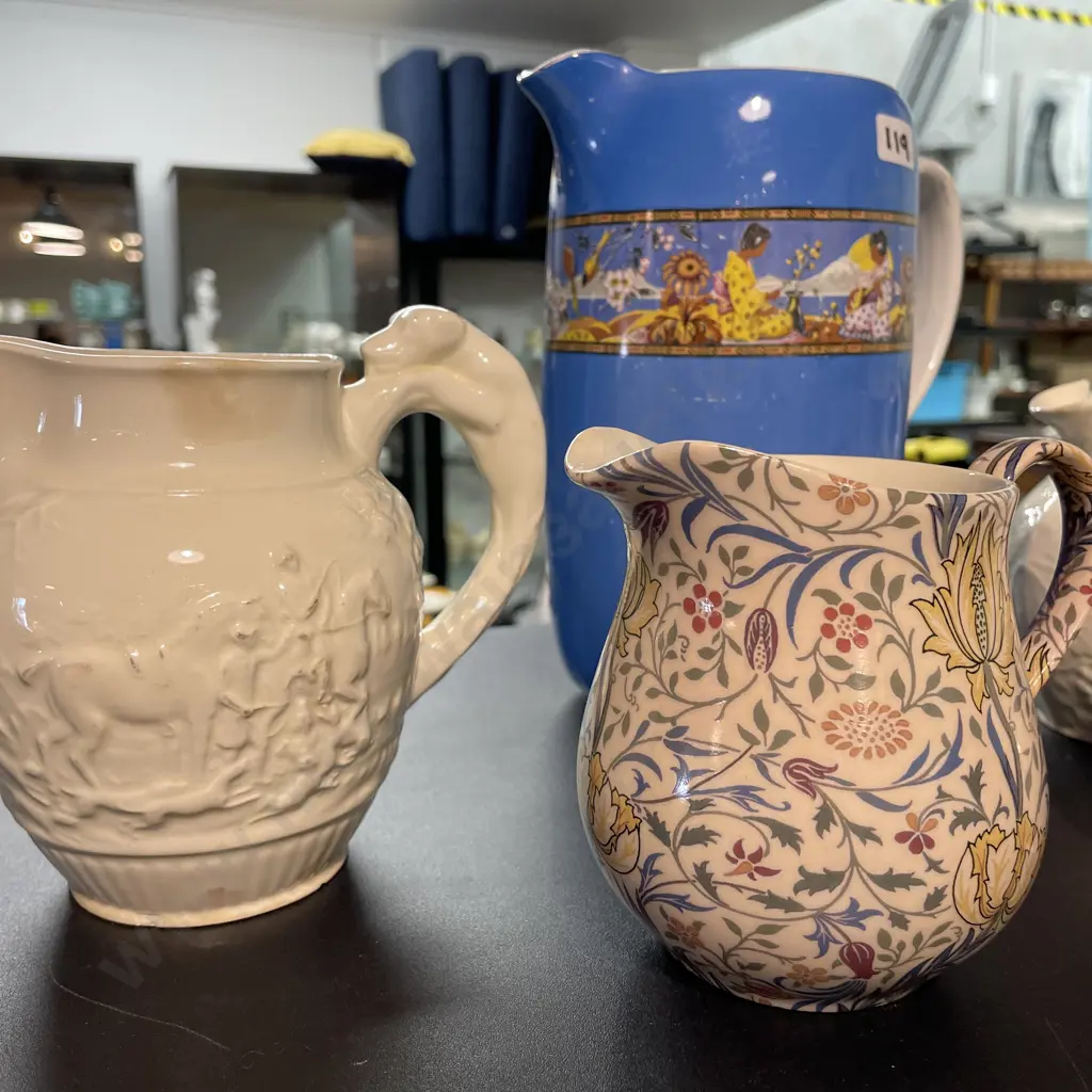 Assortment of Collectable Jugs incl. Wedgwood, Staffordshire, Thomas etc Image 1++