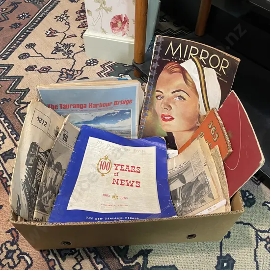 Assorted Collection of old newspapers incl Bay of Plenty Times, Auckland Star, Mirror etc
