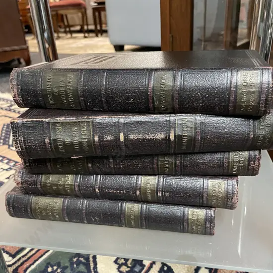 Vintage "Encyclopedia of Modern Knowledge" Volumes 1-5