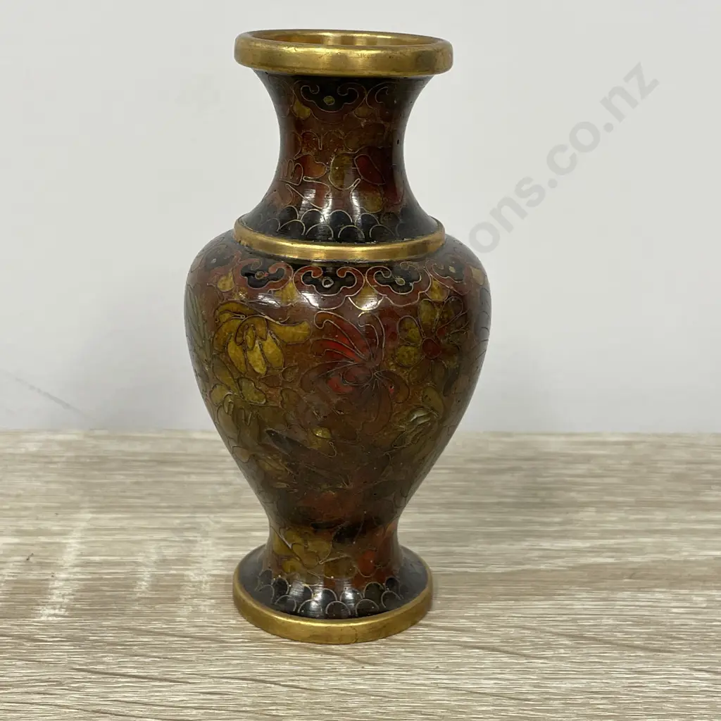 Vintage Cloisonne Vase. H11cm Image 1++