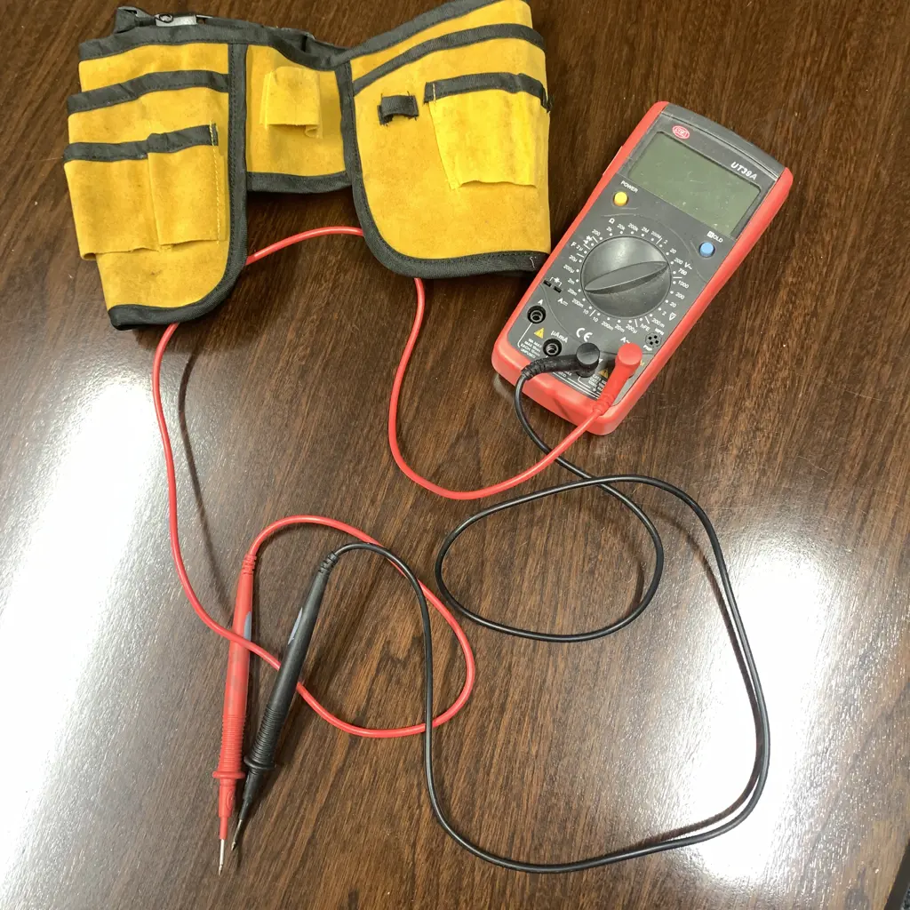 SCA Electricity Tester Model UT39A with Yellow Tool Belt Image 1++