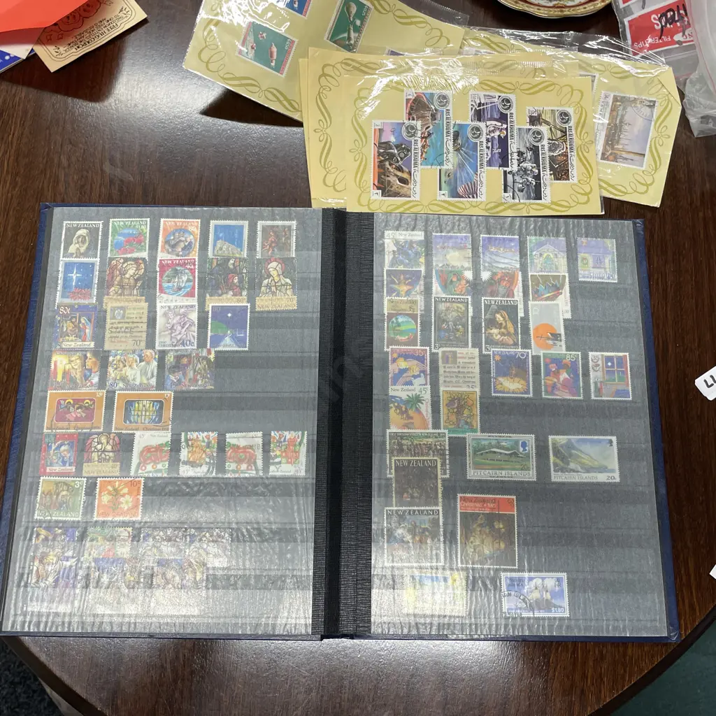 Full Stamp Album with Selection of Stamps Image 1++