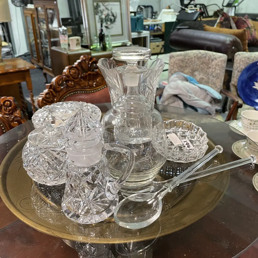 Assortment of Vintage Crystal Image 1++