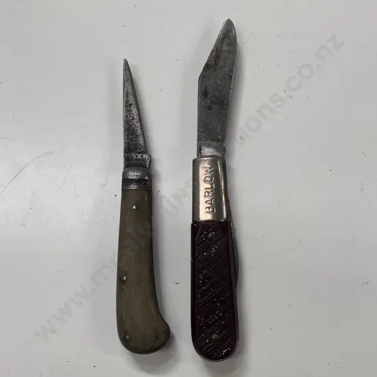 Vintage "Barlow Imperial" USA and LXL George Wostenholm Sheffield Pocket Knives