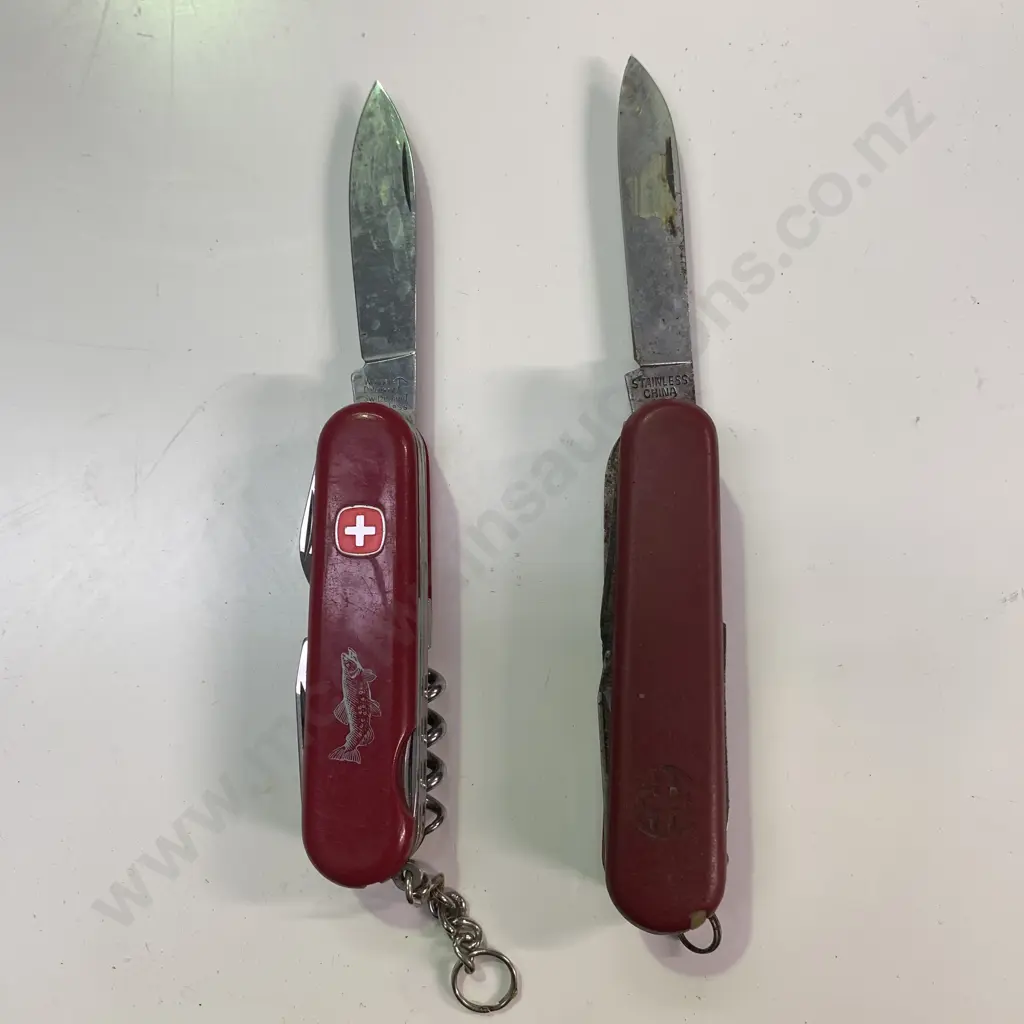 Wenger Delemont Switzerland Pocket Knife with one other Stainless Steel Pocket Knife Image 1++