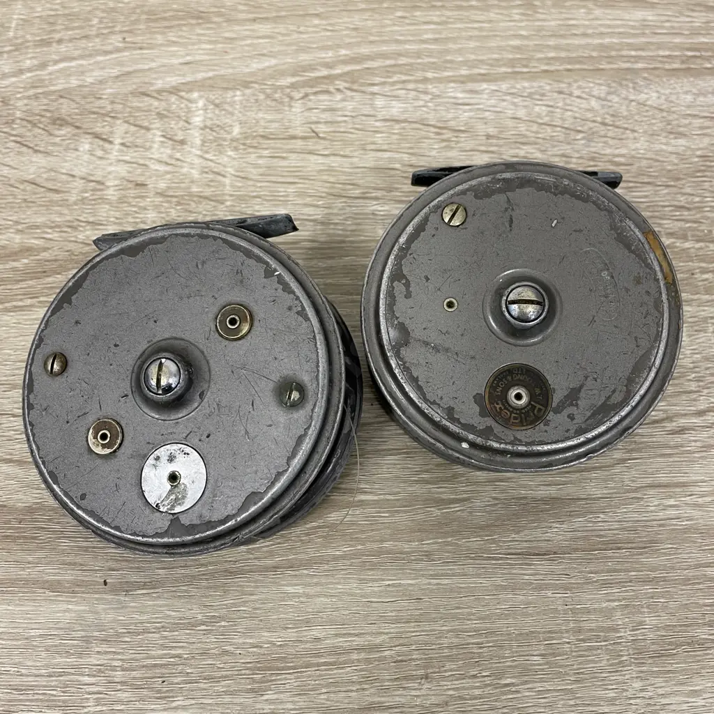 Two J.W. Young Vintage Fishing Reels Image 1++
