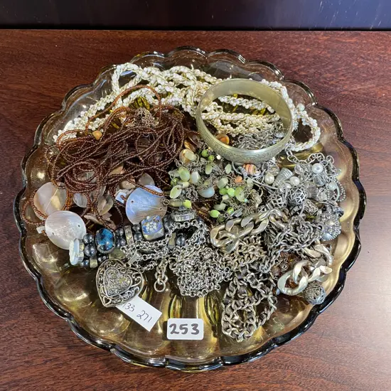 Large Assortment of Vintage Costume Jewellery (tray not included)