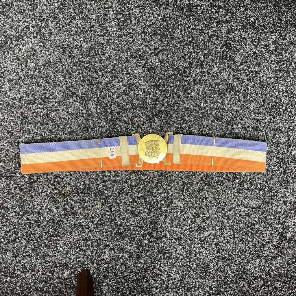 Vintage South African State Presidents Guard Belt with Buckle. Ex Unitate Vires Image 1++