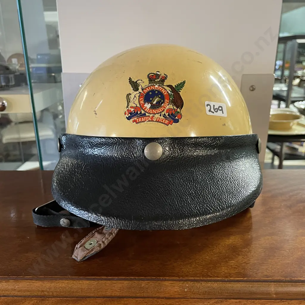 Vintage "Ministry of Transport" Traffic Officer Helmet. Dalyte Mod 1 Image 1++
