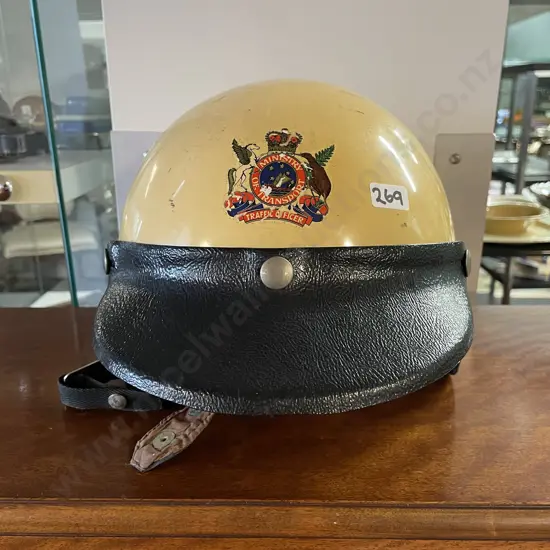 Vintage "Ministry of Transport" Traffic Officer Helmet. Dalyte Mod 1