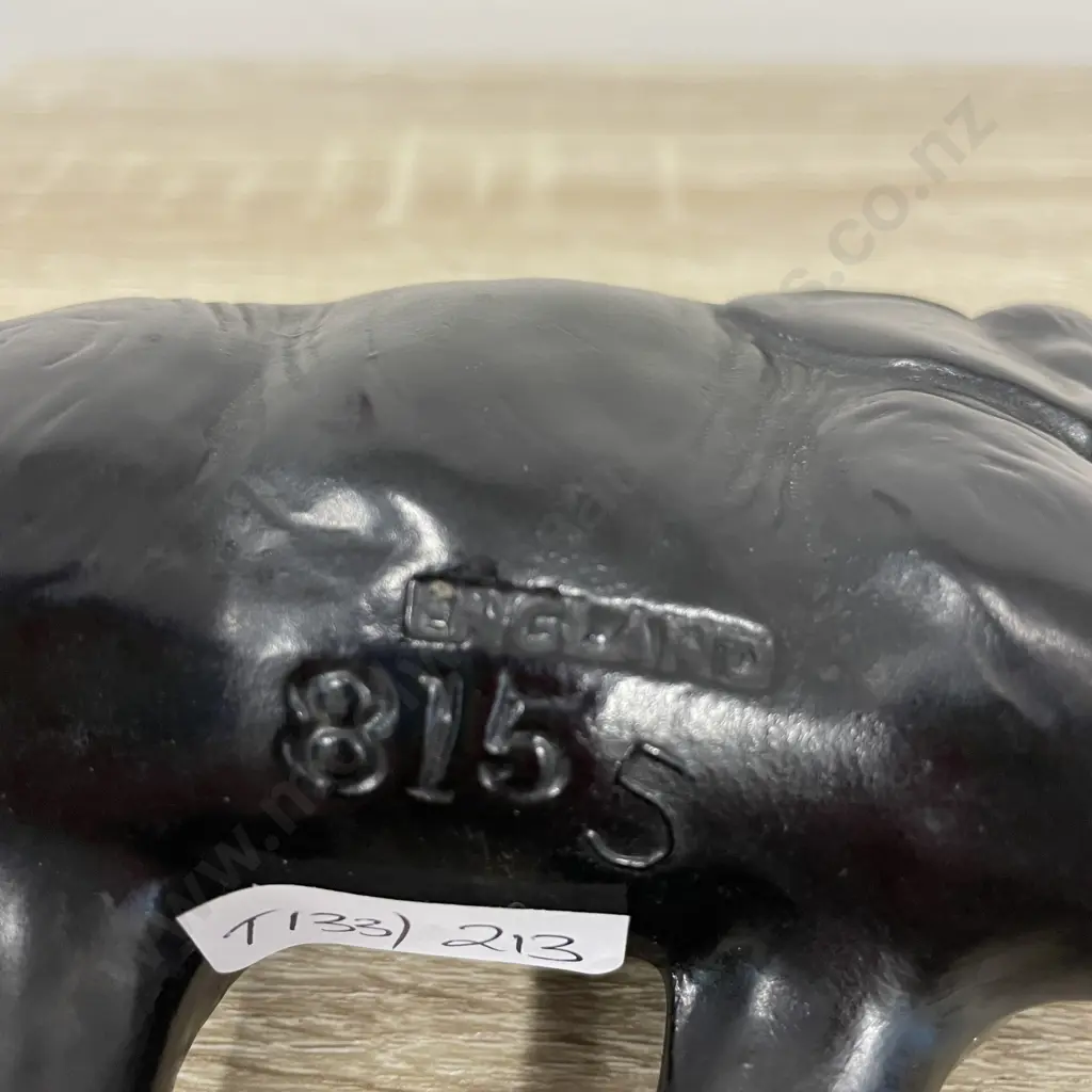 Sylvac Black Elephant. No 815 5 England. H11.5 L17cm Image 1++