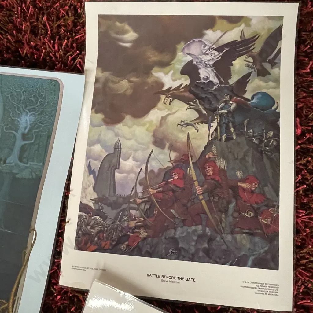 Lord of The Rings Poster x 5 Image 1++