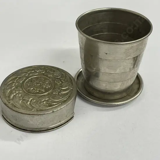 Vintage Telescopic Travel Cup with Lid
