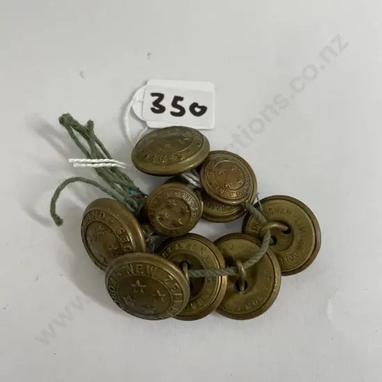 Assorted NZ Forces Buttons. Various sizes