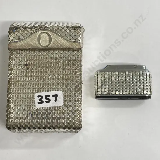 Vintage Oroton Cigarette Case and Lighter