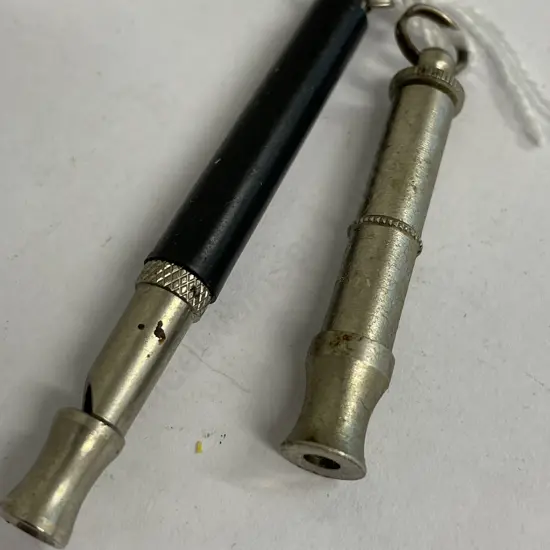 Two Vintage Whistles
