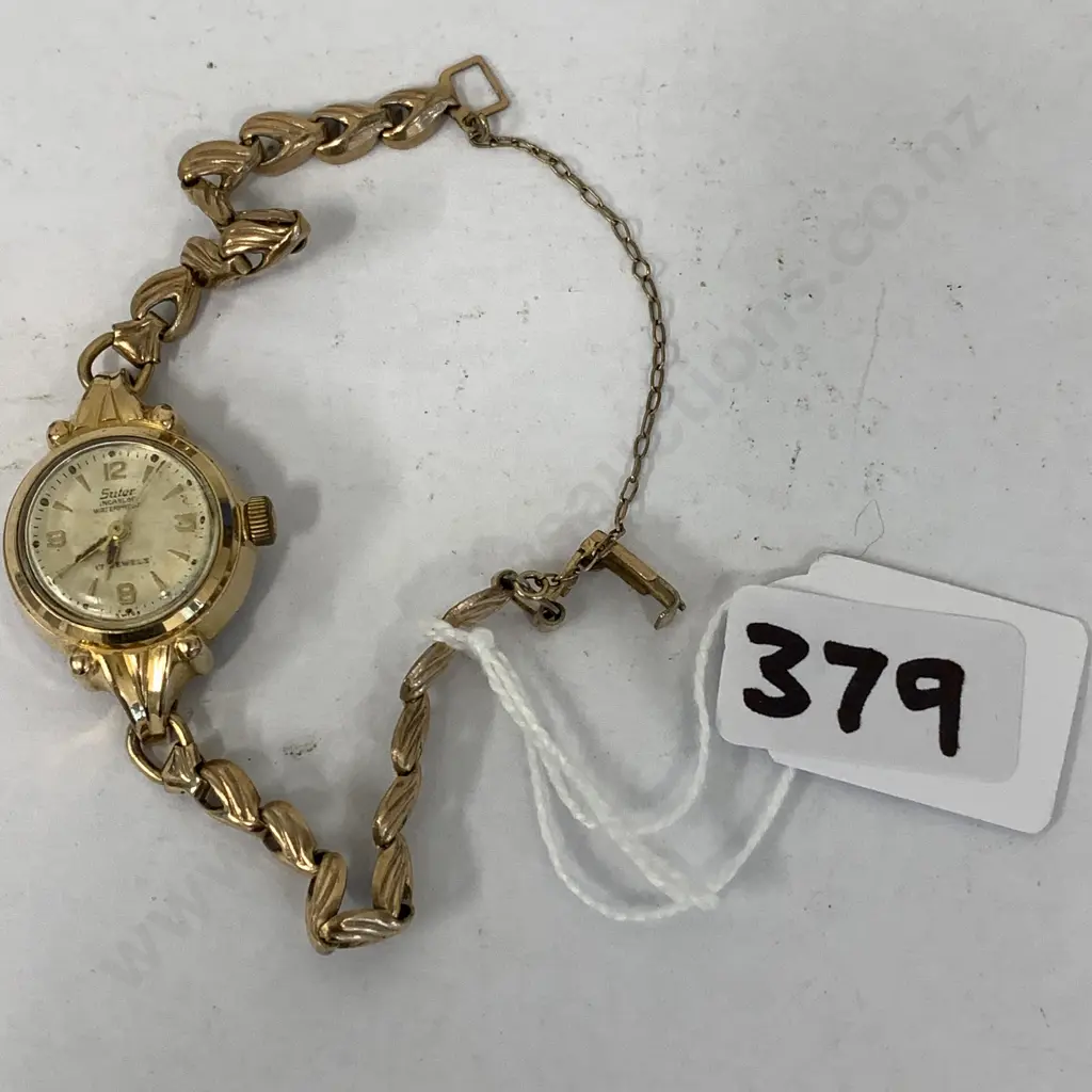 Vintage 9ct Rolled Gold Suter, West German Ladies Watch Image 1++