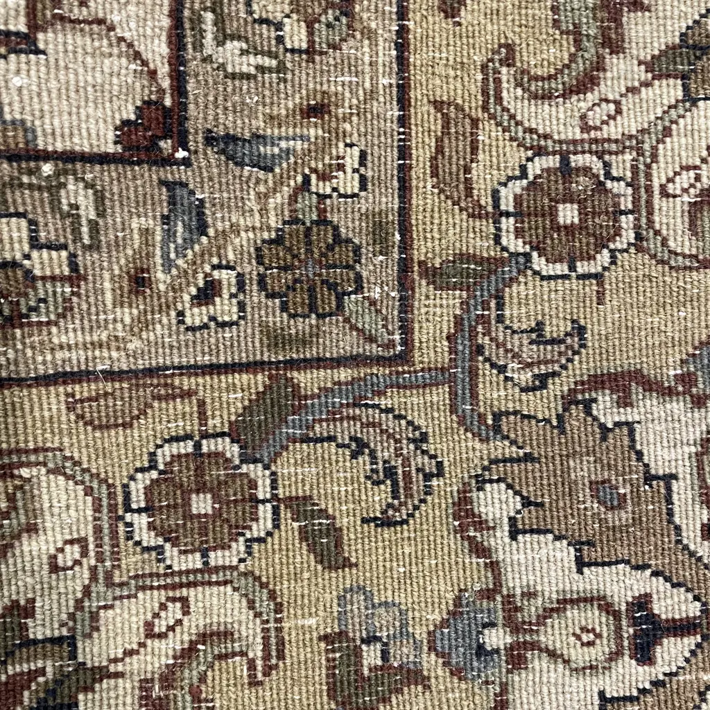 Stunning Woven Large Floor Rug. Sage, Oatmeal, Green and Teal Colours. Excellent Condition. 3.35m x 2.35m Image 1++