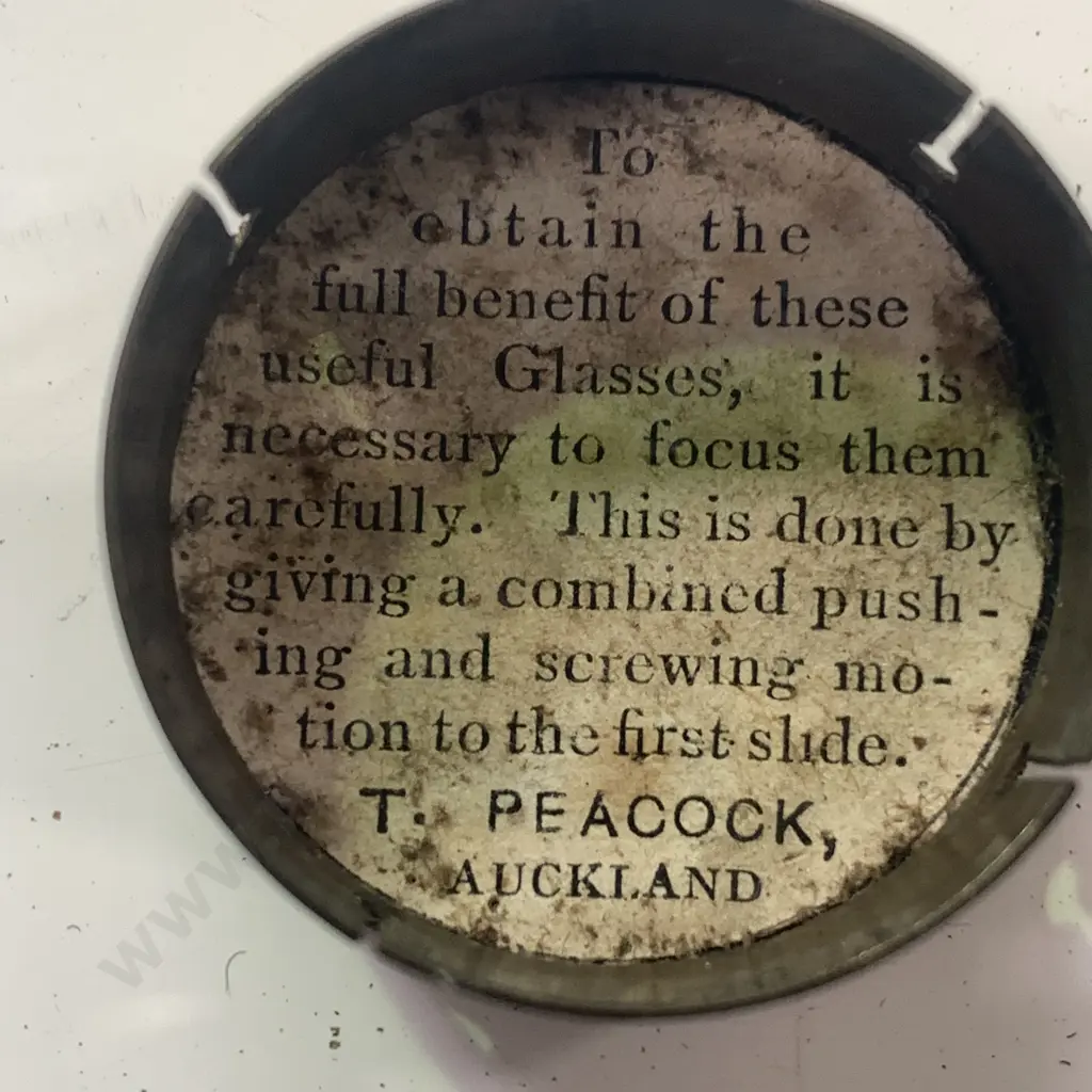 Antique Brass and Wooden Telescope Image 1++
