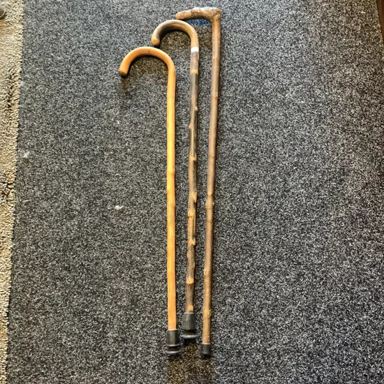Assorted Vintage Walking Sticks