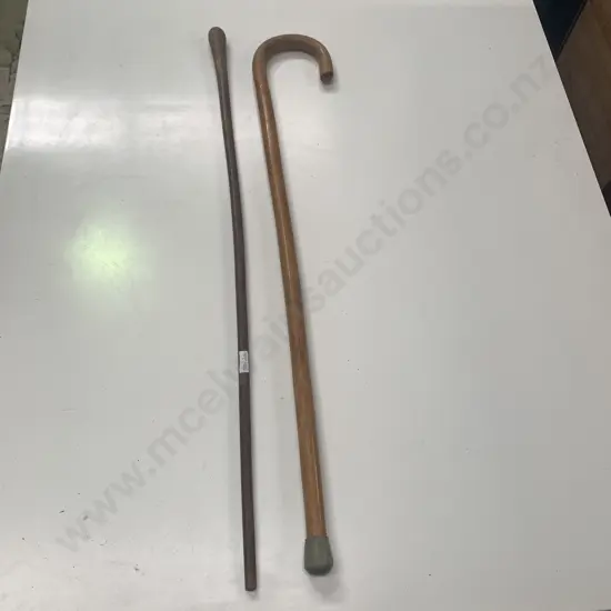 Pair of Wooden Walking Sticks