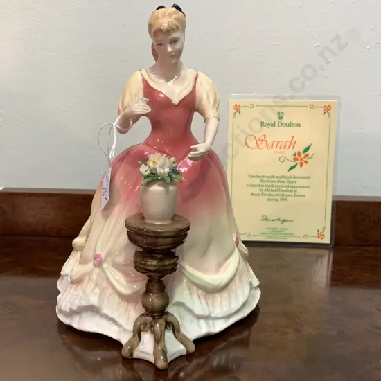 Royal Doulton "Sarah" 1993 Signed Figurine. HN3380. H21cm