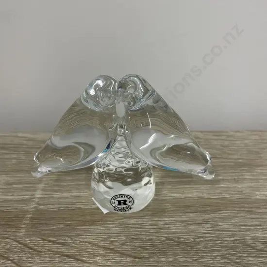 Reijmyre Swedish Crystal Love Birds Ornament