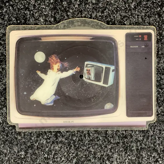 Vintage Shaped Picture Disc Vinyl Record. The Stranglers "Hitman" & "Shaking Like a Leaf"