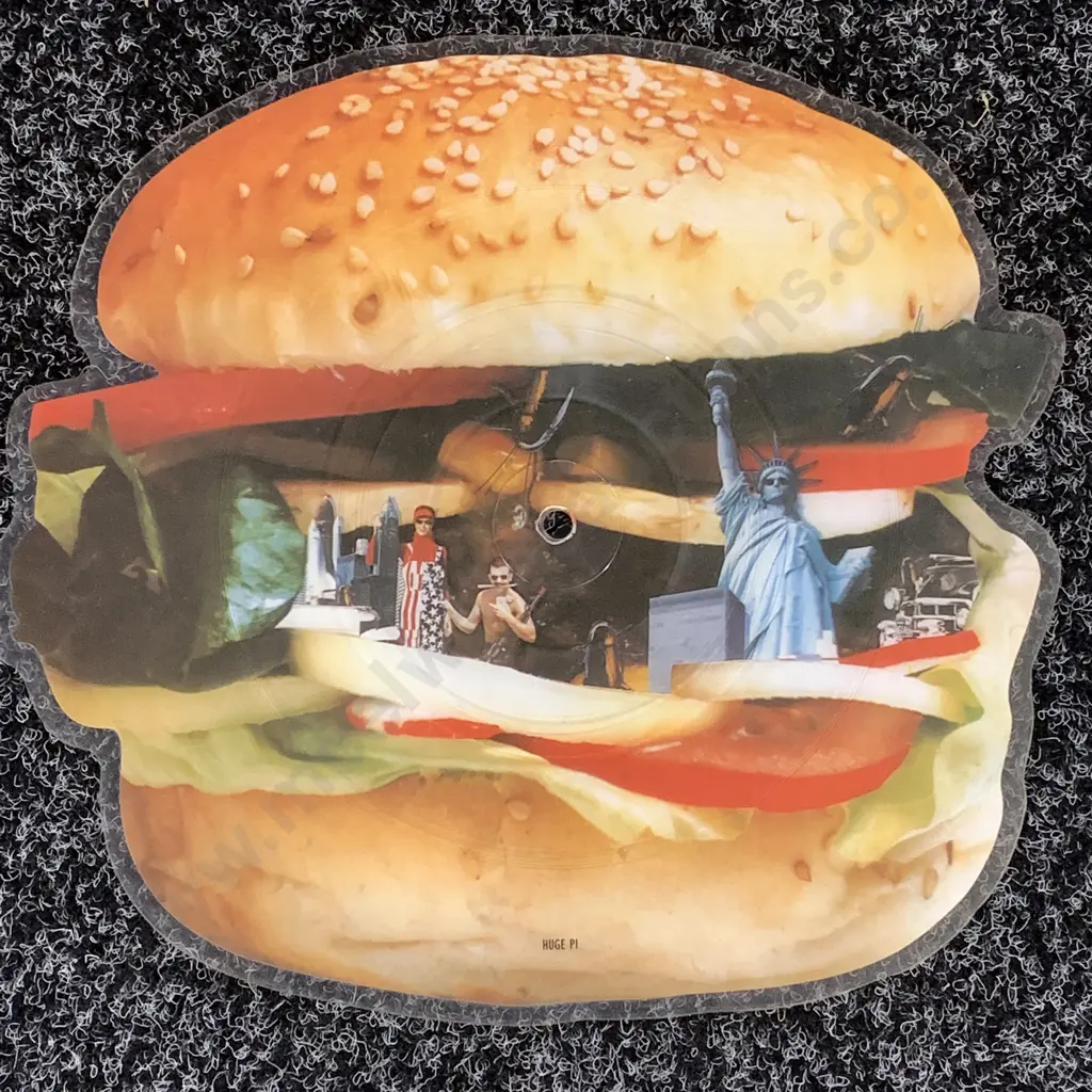 Vintage Shaped Picture Disc Vinyl Record. The Stranglers "Big in America" & "Dry Day" Image 1++
