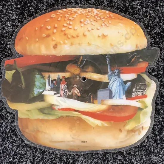 Vintage Shaped Picture Disc Vinyl Record. The Stranglers "Big in America" & "Dry Day"