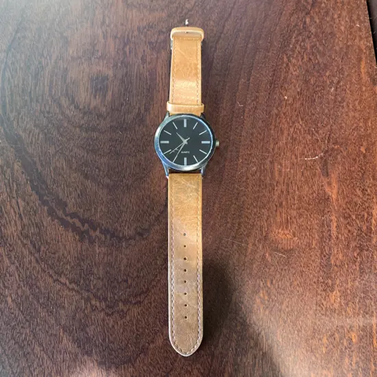 Quartz Watch - Brown Strap Made in China