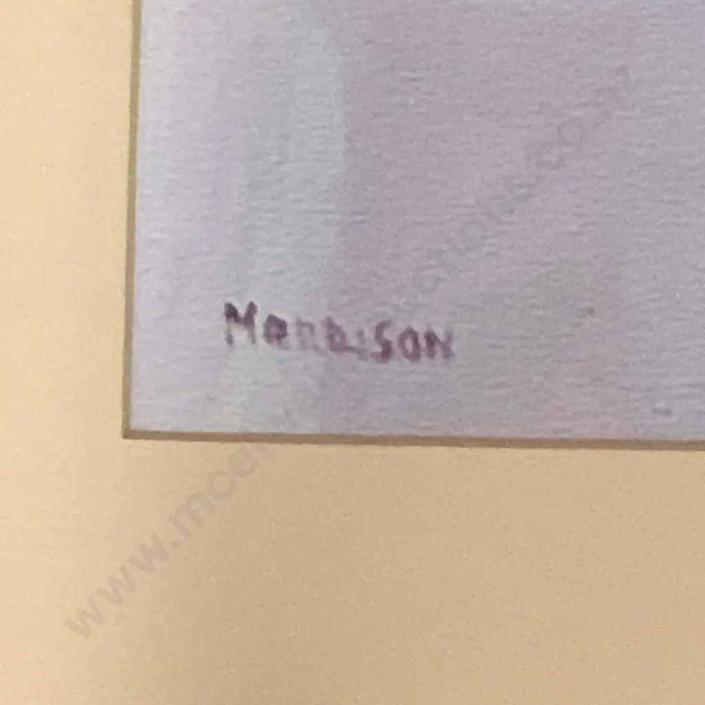 Large Artwork by Morrision with Wooden Frame, Size 500 x 700 Image 1++